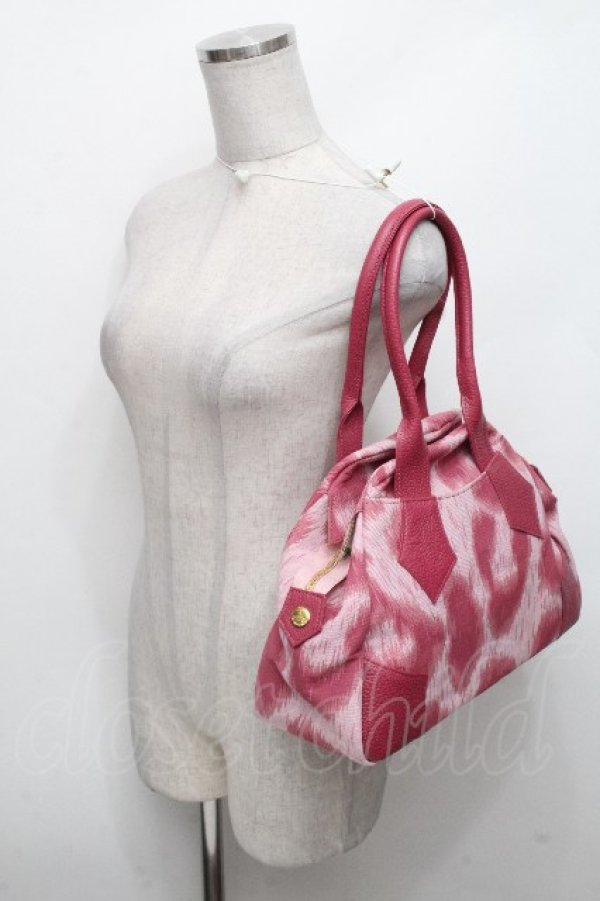 画像5: ヴィヴィアンウエストウッド 中古 / レオパードヤスミンバッグ  ピンク  S-26-04-29-038-ba-AS-ZS (5)