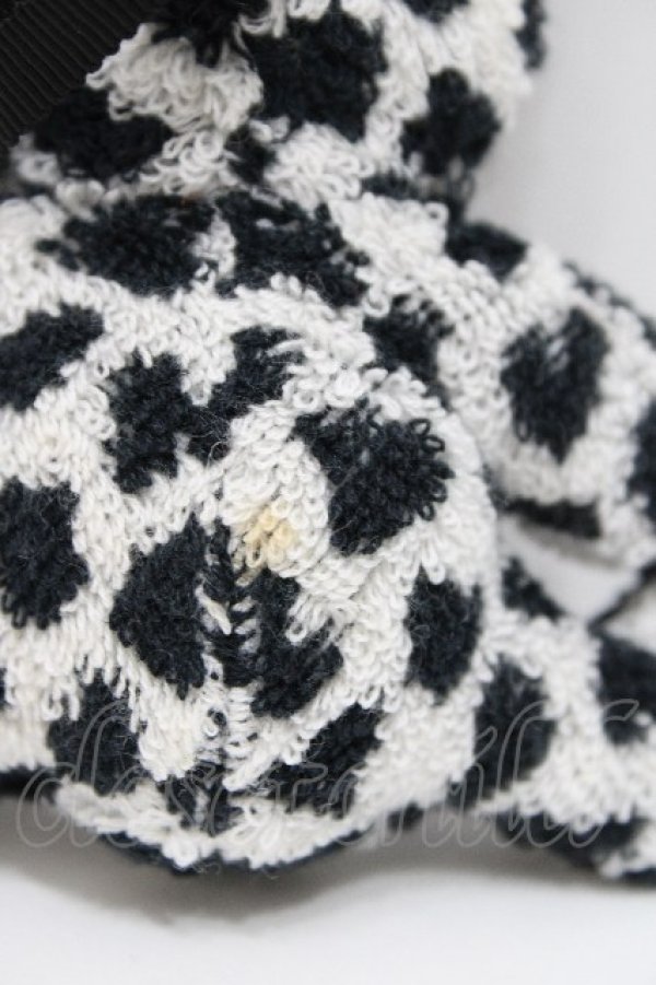 画像5: ヴィヴィアンウエストウッド 中古 / テディベアチャーム付タオルチーフ    S-26-04-29-004-gd-AS-ZS (5)