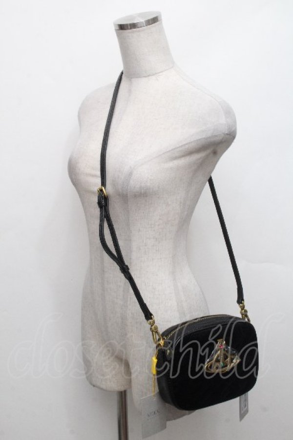 画像6: ヴィヴィアンウエストウッド 中古 / ANNA CAMERA BAG  黒  S-26-04-29-039-ba-HR-ZS (6)