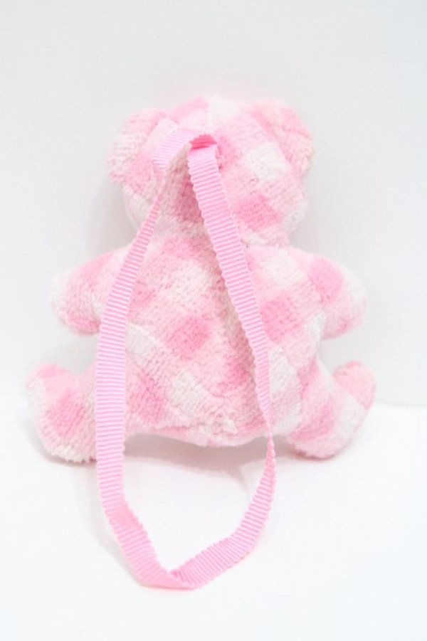 画像2: ヴィヴィアンウエストウッド 中古 / テディベアチャーム付タオルチーフ    S-26-04-29-005-gd-AS-ZS (2)