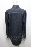 画像2: ヴィヴィアンウエストウッド Anglomania and Lee 中古 / スクイグル切替デニムシャツ L ブルー  S-26-04-29-043-bl-AS-ZS (2)