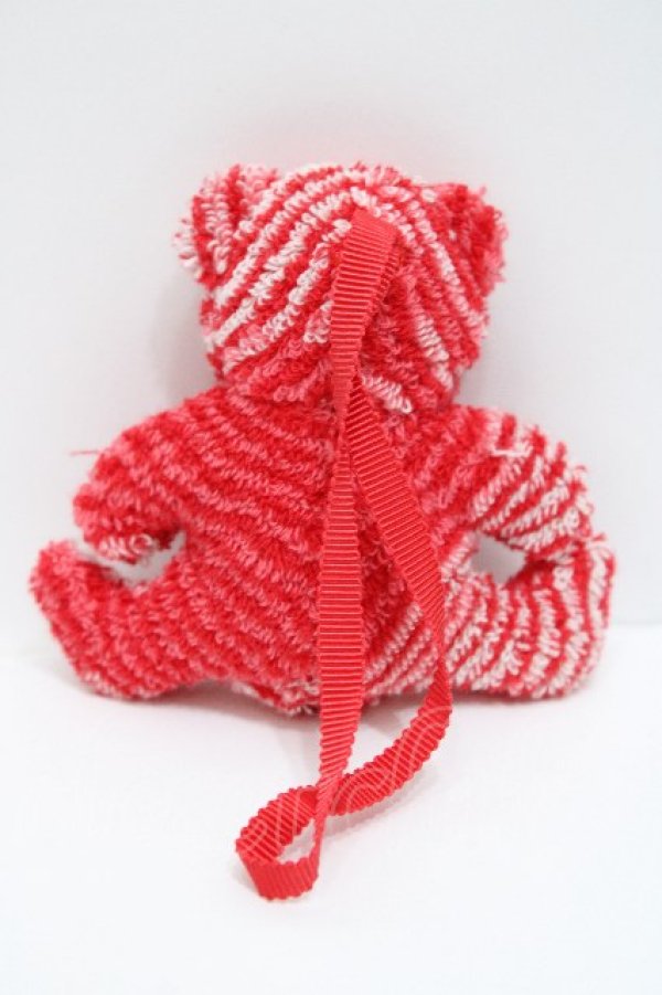 画像2: ヴィヴィアンウエストウッド 中古 / テディベアチャーム付タオルチーフ    S-26-04-29-006-gd-AS-ZS (2)