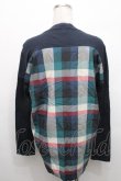 画像2: ヴィヴィアンウエストウッド 中古 / チェック切替カーディガン 2 紺  S-26-04-29-049-to-AS-ZS (2)