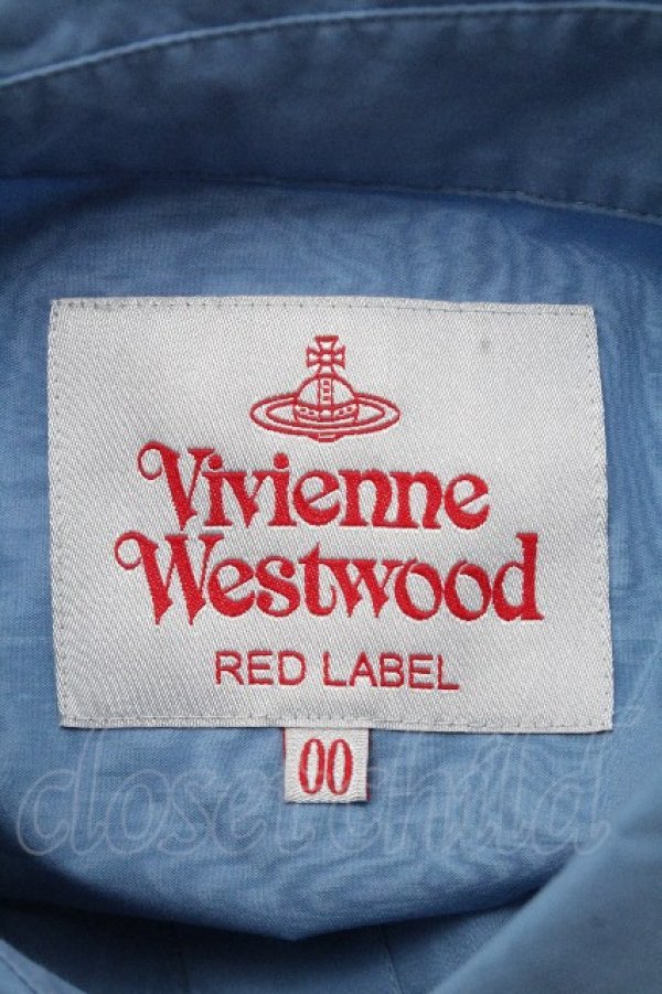 画像4: ヴィヴィアンウエストウッド 中古 / シャツワンピース 00 ブルー  S-26-04-29-053-op-AS-ZS (4)
