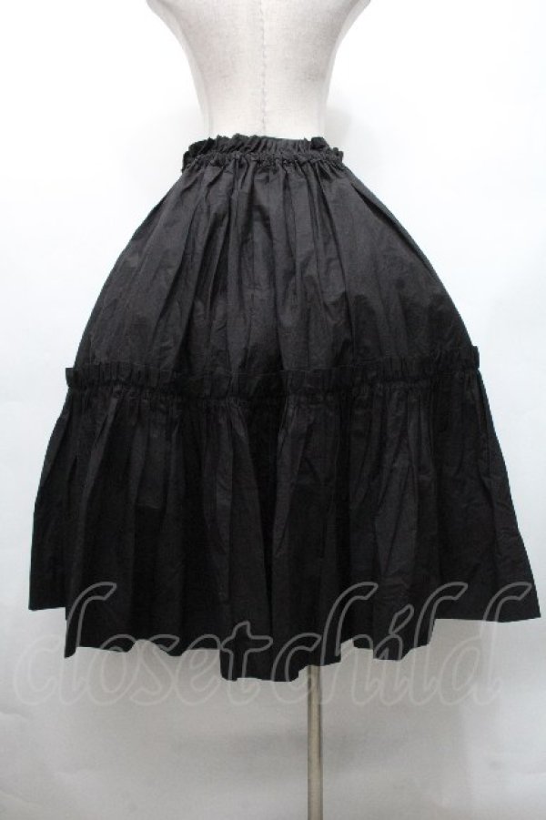 画像2: ヴィヴィアンウエストウッド 中古 / ギャザースカート 00 黒  S-26-04-29-057-sk-AS-ZS (2)