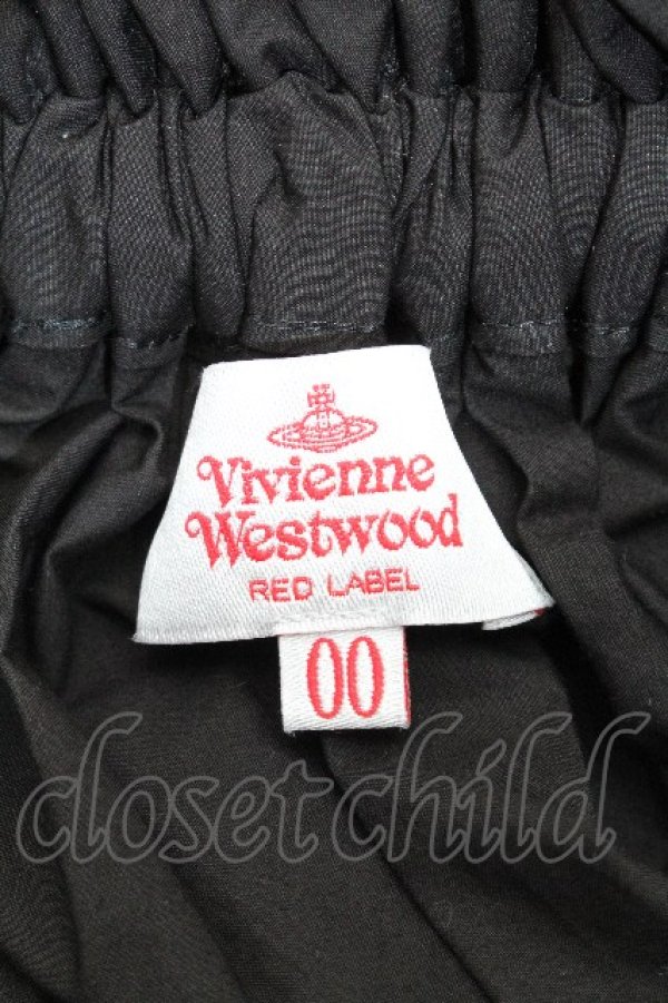 画像4: ヴィヴィアンウエストウッド 中古 / ギャザースカート 00 黒  S-26-04-29-057-sk-AS-ZS (4)