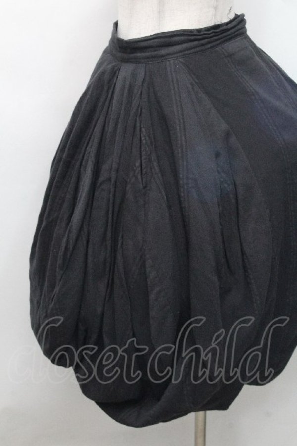 画像3: ヴィヴィアンウエストウッド 中古 / コットンレーヨンバルーンスカート 01 黒  S-26-04-29-058-sk-AS-ZS (3)
