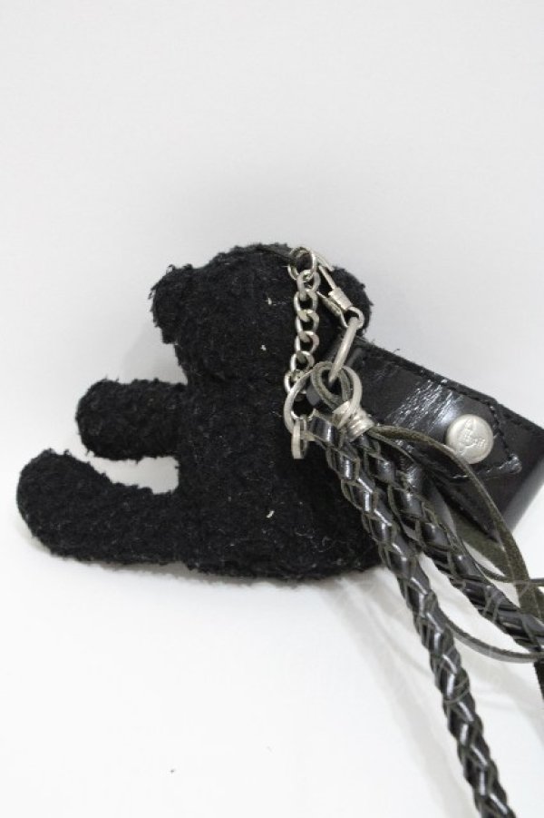 画像2: ヴィヴィアンウエストウッド 中古 / テディベアストラップ  黒  S-26-04-29-009-gd-AS-ZS (2)