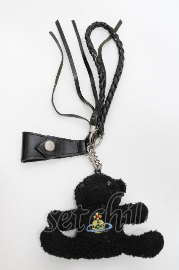 画像3: ヴィヴィアンウエストウッド 中古 / テディベアストラップ  黒  S-26-04-29-009-gd-AS-ZS (3)