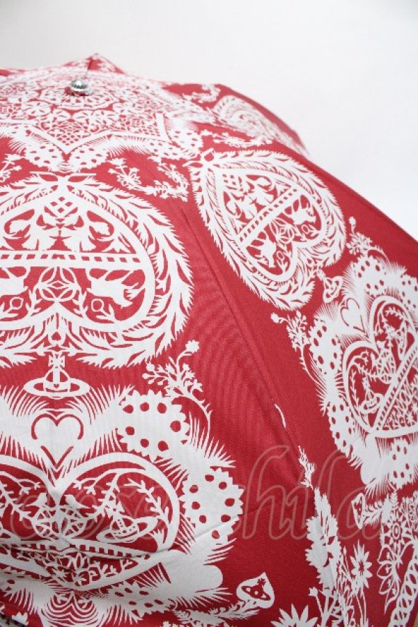 画像3: ヴィヴィアンウエストウッド 中古 / 折リタタミ傘  赤  S-26-04-29-013-gd-AS-ZS (3)