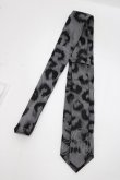画像2: ヴィヴィアンウエストウッド 中古 / レオパード柄ネクタイ  グレーｘ黒  S-26-04-29-025-gd-AS-ZS (2)