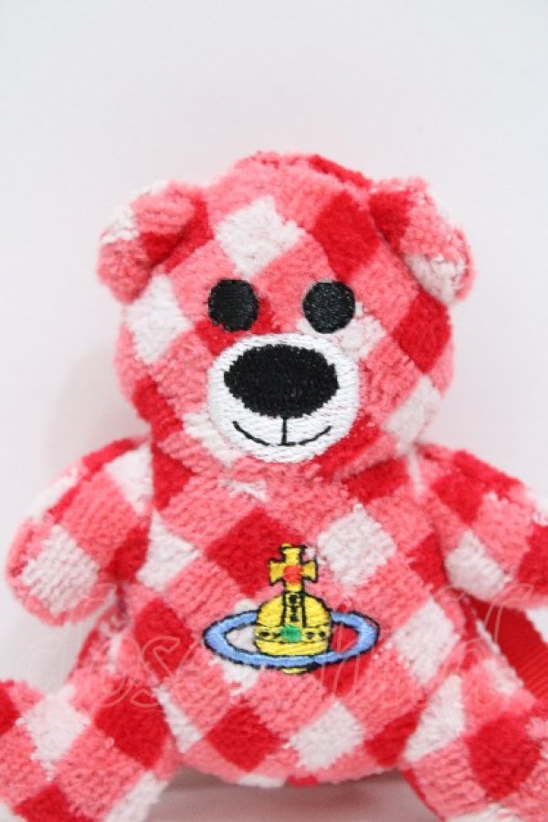 画像3: ヴィヴィアンウエストウッド 中古 / テディベアチャーム付タオルチーフ    S-26-04-29-003-gd-AS-ZS (3)