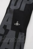 画像3: ヴィヴィアンウエストウッド 中古 / オーブ刺繍シルクネクタイ  黒  S-26-04-29-026-gd-AS-ZS (3)