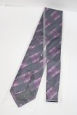 画像2: ヴィヴィアンウエストウッド 中古 / オーブ刺繍チェックネクタイ  パープル  S-26-04-29-027-gd-HR-ZS (2)
