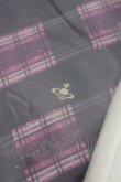 画像3: ヴィヴィアンウエストウッド 中古 / オーブ刺繍チェックネクタイ  パープル  S-26-04-29-027-gd-HR-ZS (3)