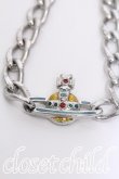 画像3: ヴィヴィアンウエストウッド 中古 / エナメルオーブブレスレット  シルバー  S-26-06-10-038-ac-AS-ZS (3)