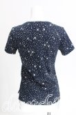 画像2: CHOICE 中古 / アースプリント総柄Tシャツ 2 紺  S-26-06-10-044-ts-HR-ZS (2)