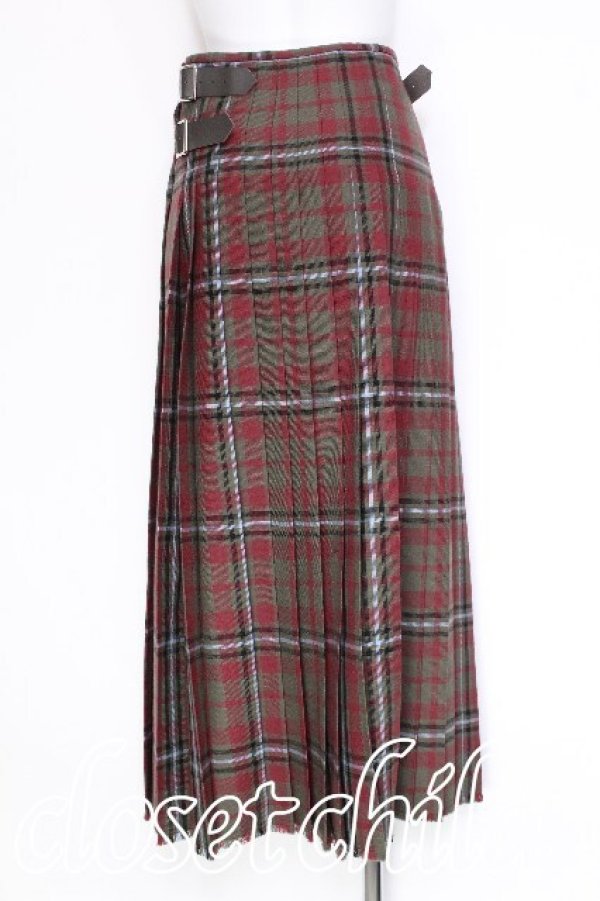 画像2: ヴィヴィアンウエストウッド 中古 / TARTAN CHECKキルトバレリーナスカート  グリーン  S-26-06-10-049-sk-AS-ZS (2)