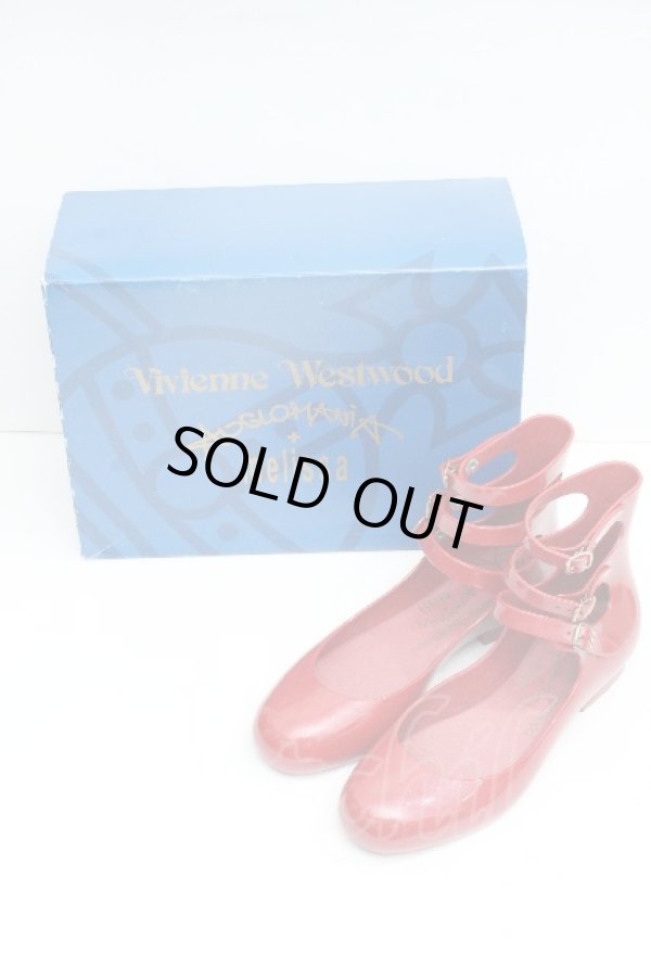 画像5: ヴィヴィアンウエストウッド 中古 / ANGLOMANIA×melissa Ballerinaシューズ 23.5 赤  S-26-06-21-027-sh-AS-ZS (5)