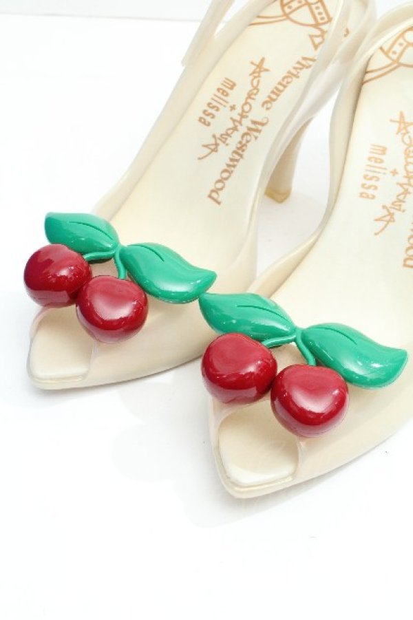 画像4: ヴィヴィアンウエストウッド×Melissa 中古 / Melissa Lady Dragon（メリッサレディドラゴン）　ヒールシューズ EUR37 パール  S-26-06-21-028-sh-AS-ZS (4)