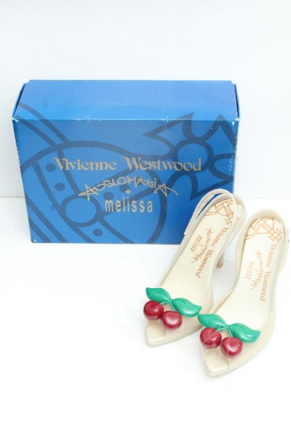 画像5: ヴィヴィアンウエストウッド×Melissa 中古 / Melissa Lady Dragon（メリッサレディドラゴン）　ヒールシューズ EUR37 パール  S-26-06-21-028-sh-AS-ZS (5)
