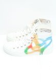 画像2: ヴィヴィアンウエストウッド MAN 中古 / PLIMSOLL HI TOPスニーカー 40 白  S-26-06-21-029-sh-AS-ZS (2)