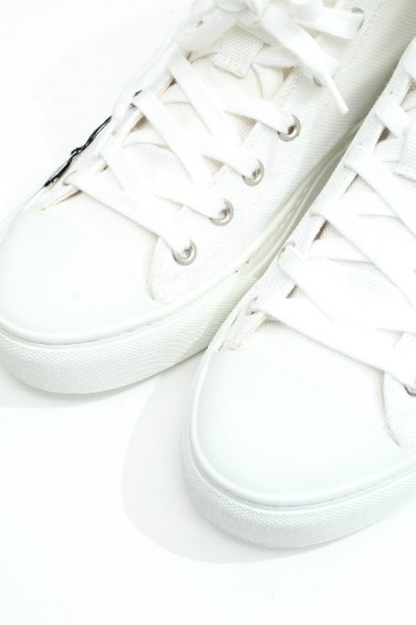 画像4: ヴィヴィアンウエストウッド MAN 中古 / PLIMSOLL HI TOPスニーカー 40 白  S-26-06-21-029-sh-AS-ZS (4)
