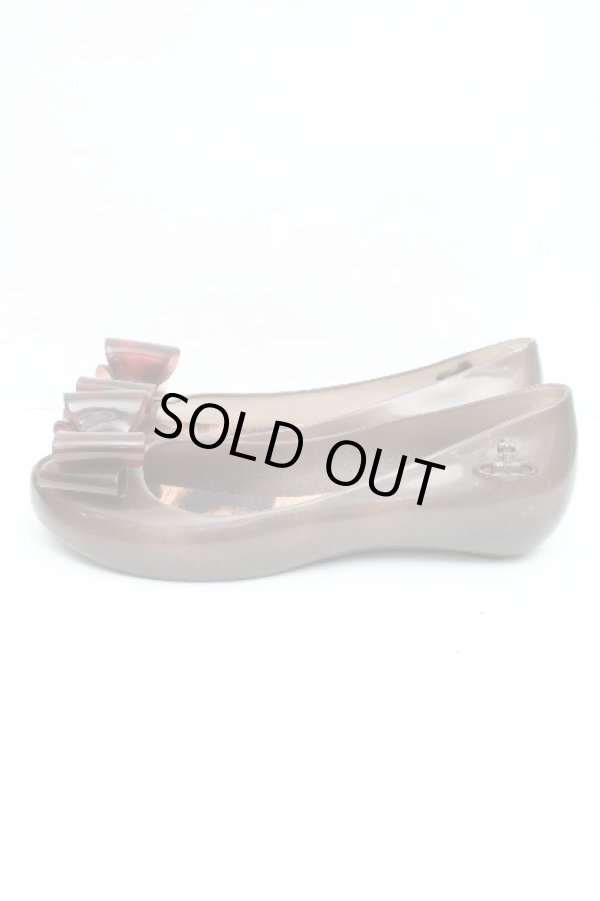 画像2: ヴィヴィアンウエストウッド×Melissa 中古 / ウルトラガール EUR38 ブラウン  S-26-06-21-030-sh-AS-ZS (2)