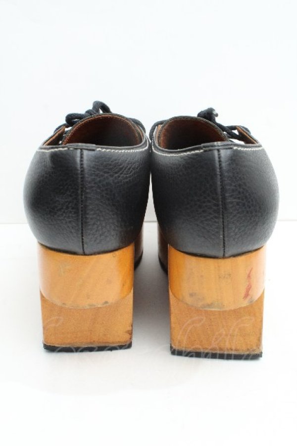 画像3: ヴィヴィアンウエストウッド 中古 / ロッキンホースワラビー UK4相当 黒  S-26-06-21-031-sh-AS-ZS (3)