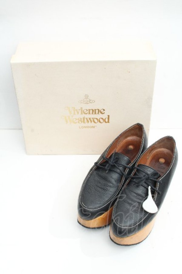 画像6: ヴィヴィアンウエストウッド 中古 / ロッキンホースワラビー UK4相当 黒  S-26-06-21-031-sh-AS-ZS (6)