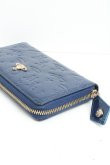 画像3: ヴィヴィアンウエストウッド 中古 / PICCOLA PELLETTERIAラウンドジップ長財布  ブルー  S-26-06-21-011-wa-HR-ZS (3)
