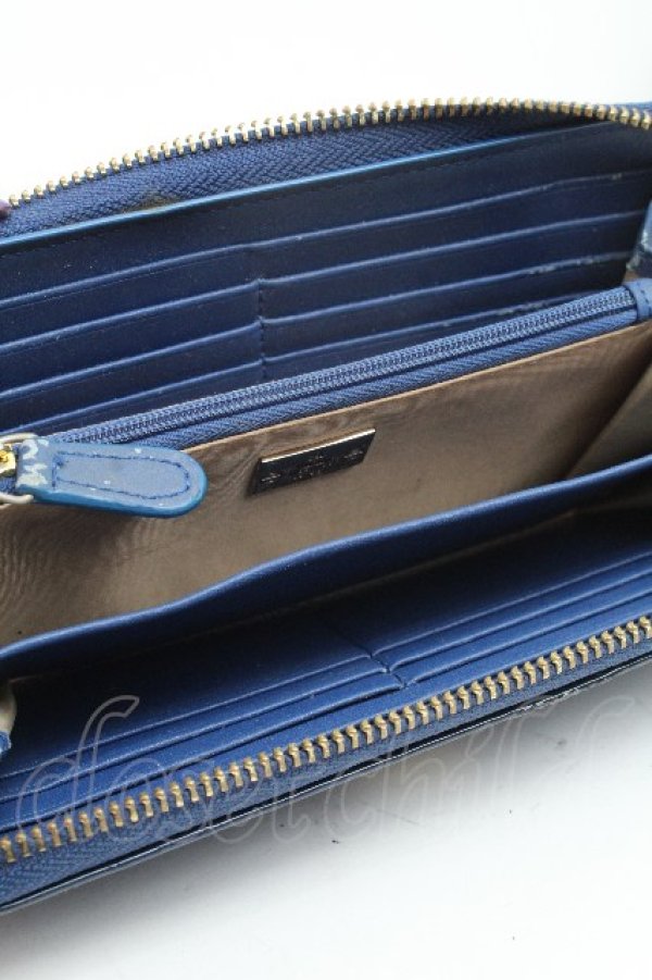 画像5: ヴィヴィアンウエストウッド 中古 / PICCOLA PELLETTERIAラウンドジップ長財布  ブルー  S-26-06-21-011-wa-HR-ZS (5)