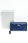 画像7: ヴィヴィアンウエストウッド 中古 / PICCOLA PELLETTERIAラウンドジップ長財布  ブルー  S-26-06-21-011-wa-HR-ZS (7)