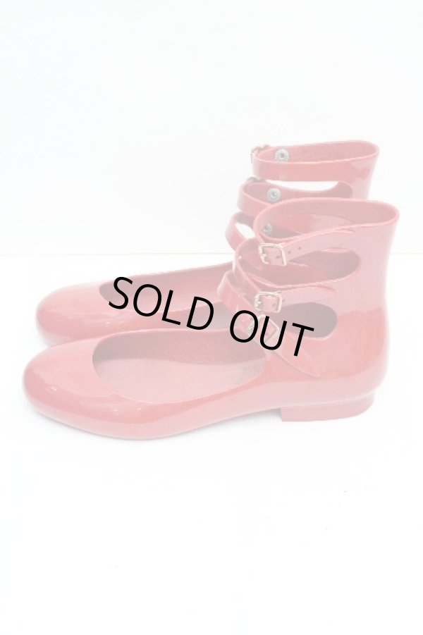 画像2: ヴィヴィアンウエストウッド 中古 / ANGLOMANIA×melissa Ballerinaシューズ 23.5 赤  S-26-06-21-027-sh-AS-ZS (2)