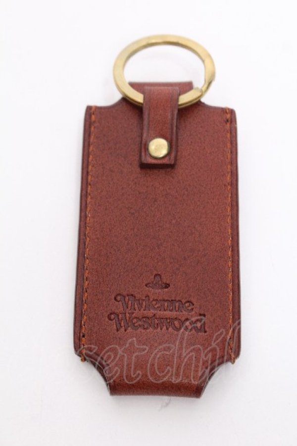 画像2: ヴィヴィアンウエストウッド 中古 / リップケース  ブラウン  S-26-06-28-003-gd-AS-ZS (2)