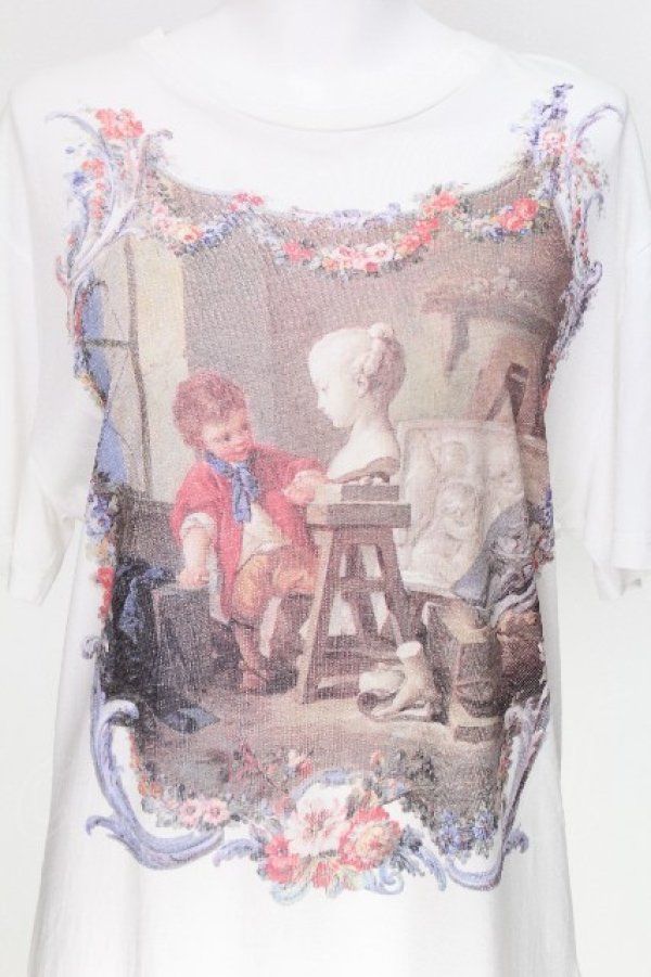 画像3: ヴィヴィアンウエストウッド MAN 中古 / SCULPTURE BOY　Tシャツ M ホワイト  S-26-06-28-026-to-SZ-ZS (3)