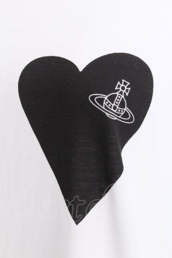画像3: ヴィヴィアンウエストウッド 中古 / HEARTS CLASSIC　Tシャツ S 白  S-26-06-28-027-pa-AS-ZS (3)
