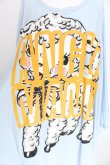 画像3: ANGLOMANIA 中古 / コットンラムエレファントTシャツ 38 サックス  S-26-06-28-029-op-AS-ZS (3)