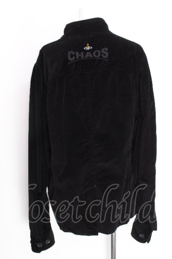 画像2: ヴィヴィアンウエストウッド 中古 / STRIPPED CASUAL ジャケット  黒  S-26-06-28-033-jc-AS-ZS (2)