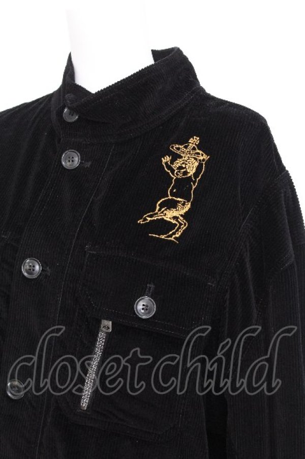 画像3: ヴィヴィアンウエストウッド 中古 / STRIPPED CASUAL ジャケット  黒  S-26-06-28-033-jc-AS-ZS (3)