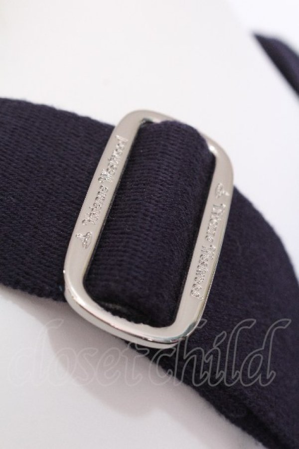 画像4: ヴィヴィアンウエストウッド 中古 / バイカラーバックパック  サックスｘ紺  S-26-06-28-025-ba-AS-ZS (4)