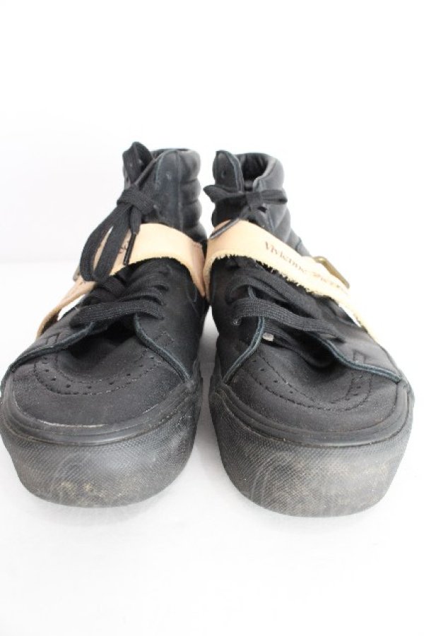 画像5: ヴィヴィアンウエストウッド 中古 / ｘVANS　Sk8-Hiスニーカー 24.5 黒  S-26-07-26-010-sh-AS-ZS (5)