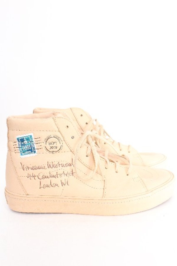 画像3: ヴィヴィアンウエストウッド 中古 / ｘVANS　Sk8-Hi スニーカー 25 ベージュ  S-26-07-26-011-sh-AS-ZS (3)