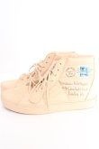 画像4: ヴィヴィアンウエストウッド 中古 / ｘVANS　Sk8-Hi スニーカー 25 ベージュ  S-26-07-26-011-sh-AS-ZS (4)