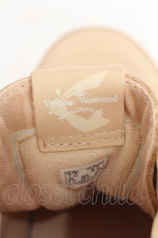 画像6: ヴィヴィアンウエストウッド 中古 / ｘVANS　Sk8-Hi スニーカー 25 ベージュ  S-26-07-26-011-sh-AS-ZS (6)