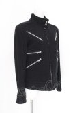 画像3: ヴィヴィアンウエストウッド 中古 / ZIPコットンライダースジャケット 3 黒  S-26-07-26-018-jc-AS-ZS (3)
