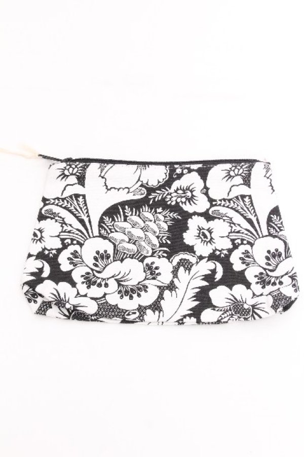 画像2: ヴィヴィアンウエストウッド 中古 / BOTTOM GUSSET ポーチ  黒ｘ白  S-26-08-16-005-gd-HR-ZS (2)
