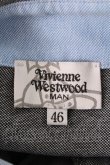 画像4: ヴィヴィアンウエストウッド MAN 中古 / オーブ刺繍ポロシャツ 46 グレー  S-26-08-16-034-ts-HR-ZS (4)
