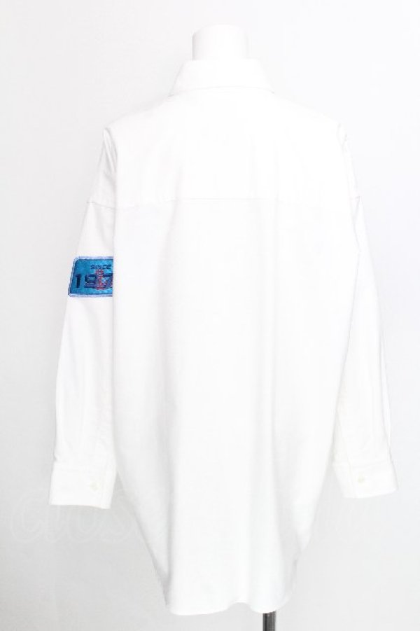 画像2: ヴィヴィアンウエストウッド 中古 / BUY LESS CHOOSE WELLビッグクラシックシャツ 00 白  S-26-08-16-037-co-AS-ZS (2)
