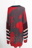画像2: ヴィヴィアンウエストウッド MAN 中古 / 総柄サマーニット 44 グレーｘ赤  S-26-08-16-039-to-AS-ZS (2)